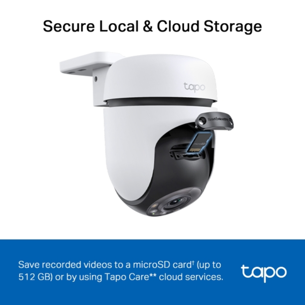 Камера відеоспостереження TP-LINK Tapo C510W з функцією панорамування та нахилу Білий - зображення 2