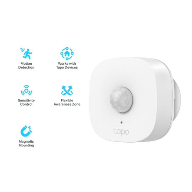 Умный датчик движения TP-LINK Tapo T100 868Mhz/922MHz дальность до 7 метров Белый - изображение 3