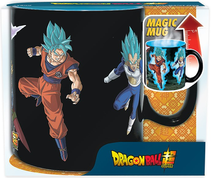 Kubek termoaktywny ABYstyle Dragon Ball Saiyans vs Black 460 ml (3665361098812) - obraz 1