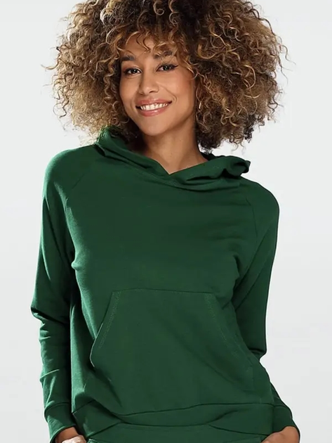 Худі жіноче DKaren Hoodie Seattle S Зелене (5903251457843) - зображення 1