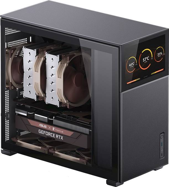 Obudowa Jonsbo D41 MESH Screen ATX Tempered Glass Black (6970620552590) - obraz 17