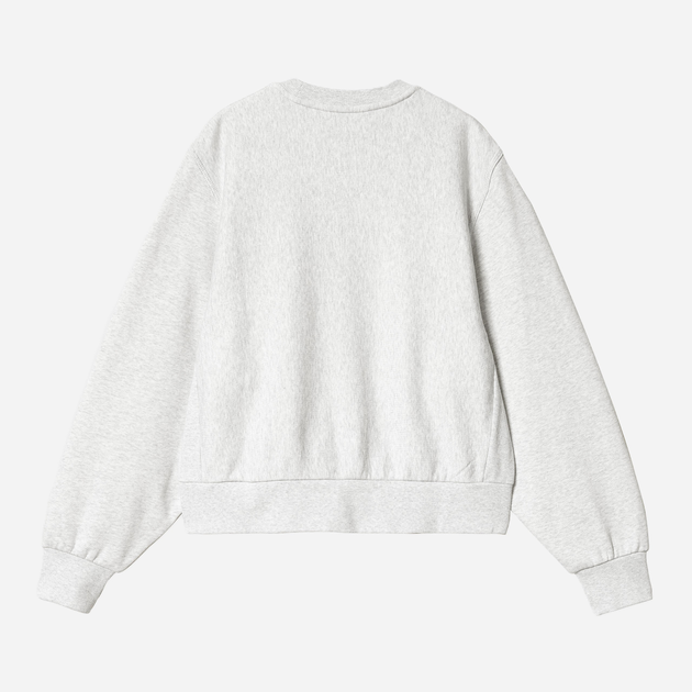 Світшот жіночий Carhartt WIP American Script Sweatshirt W I033649-482XX M Світло-сірий (4064958867135) - зображення 4