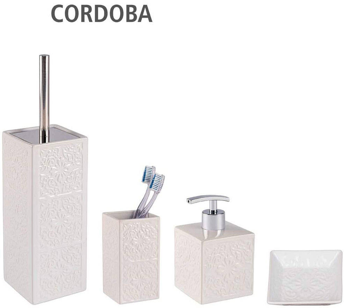 Pojemnik na szczoteczki do zębów Wenko Cordoba Biały (4008838165997) - obraz 6