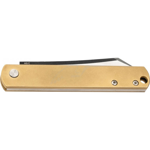 Ніж складаний Boker Plus Zenshin 42 Brass замок Slip joint 01BO369 - зображення 2