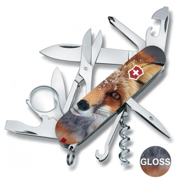 Складаний ніж Victorinox EXPLORER ANIMAL Лисиця 1.6703.7.F1060pw - зображення 1