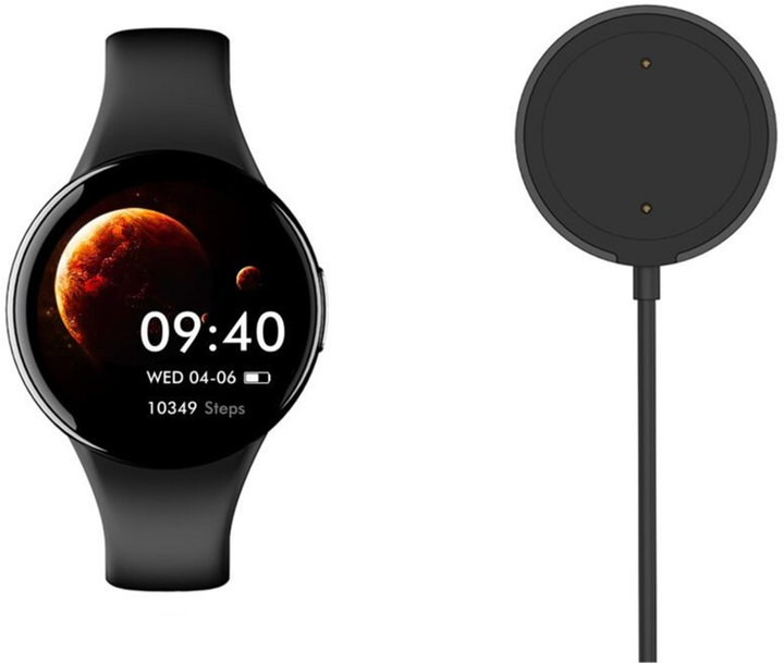 Smartwatch Manta Livia Mini Black (SWU601BK) - obraz 3
