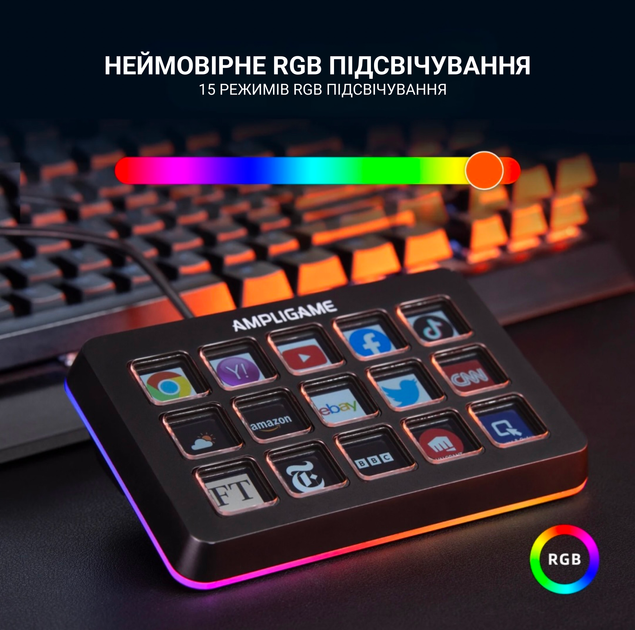 Контроллер для стриминга Fifine D6 Stream controller - изображение 15