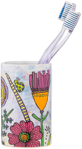Kubek na szczoteczki Wenko Full Bloom ceramiczny (4008838364437) - obraz 3