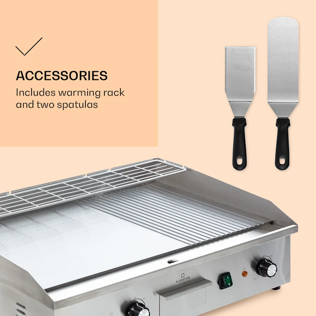 Профессиональный гриль Klarstein Grillmeile 4400 Белый Б/У - изображение 5