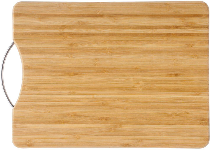 Deska do krojenia 5five Simply Smart bambusowa z uchwytem 43 x 30 cm (3560237160016) - obraz 3