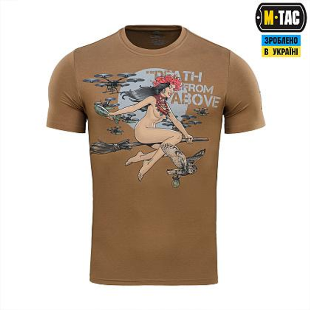 Футболка M-Tac Death From Above Coyote Brown Размер XL - изображение 1