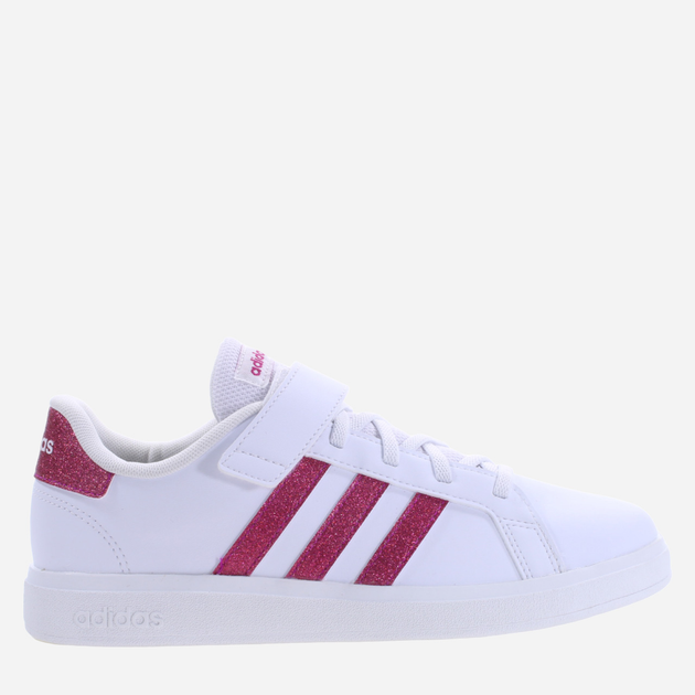 Tenisówki młodzieżowe dla dziewczynki adidas Grand Court 2.0 EL GX7159 38 Biały/Różowy (4065426237351) - obraz 1