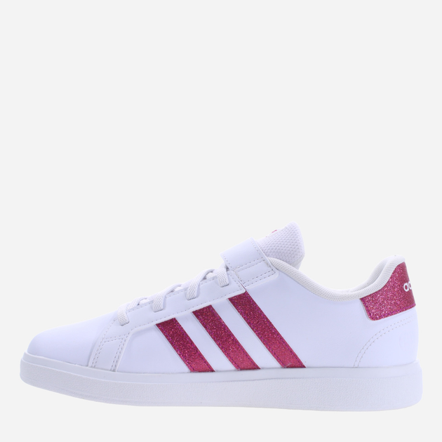 Tenisówki młodzieżowe dla dziewczynki adidas Grand Court 2.0 EL GX7159 38 Biały/Różowy (4065426237351) - obraz 2