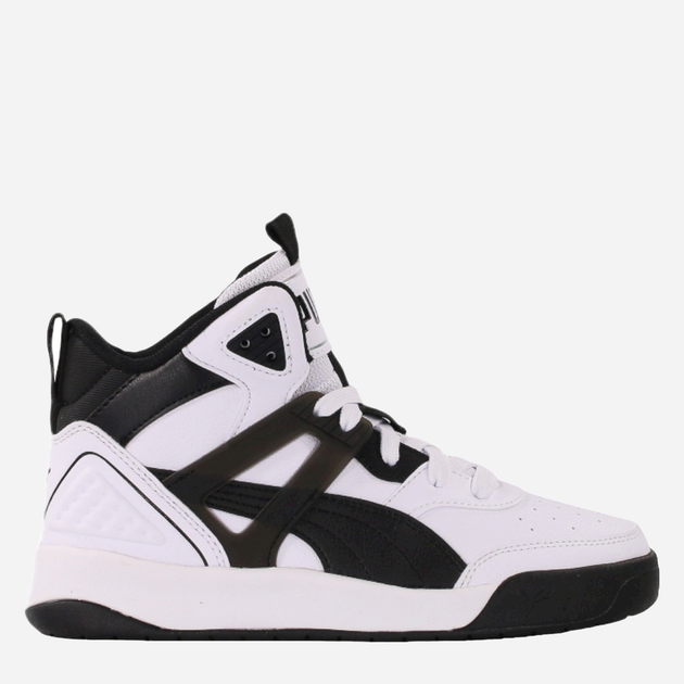 Підліткові черевики для хлопчика Puma Backcourt Mid 374411-04 35.5 Білий/Чорний (4063697968783) - зображення 1