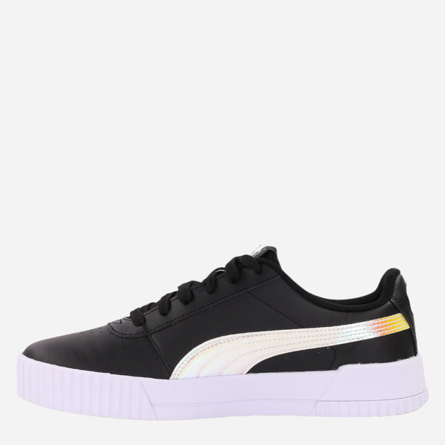 Підліткові кеди для дівчинки Puma Carina Holo383741-02 37.5 Чорні (4064536285993) - зображення 2