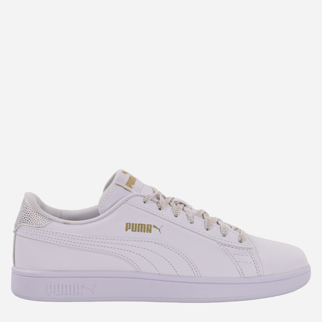 Tenisówki młodzieżowe dla dziewczynki Puma Smash v2 Metallics 386197-01 38.5 Białe (4065449531139) - obraz 1