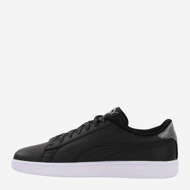 Tenisówki młodzieżowe dla dziewczynki Puma Smash v2 Metallics 386197-02 37.5 Czarne (4065449624930) - obraz 2