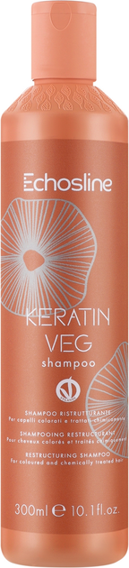 Акція на Шампунь з кератіном Echosline Keratin Veg Shampoo для пошкодженого волосся 300 мл від Rozetka