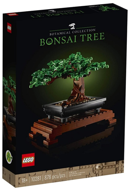 Zestaw klocków LEGO Creator Expert Drzewko bonsai 878 elementów (10281) (955555906089790) - Outlet - obraz 1