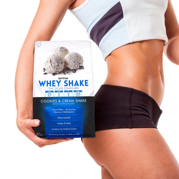 Протеїн Syntrax Whey Shake 908 g (Cookies & Cream) - зображення 3