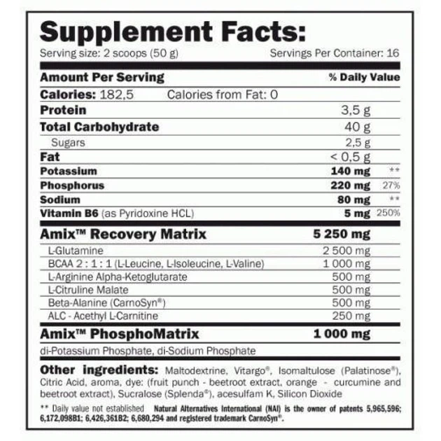 Изотоник Amix Nutrition IsoLyn Recovery 800 g (Lemon) - изображение 2