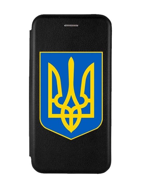 Чехол-книжка с рисунком на iPhone X/Xs :: Черный :: Тризуб Украина (принт 256) - Фото 1 Чехол-книжка с рисунком на iPhone X/Xs :: Черный :: Тризуб Украина (принт 256) - изображение 1