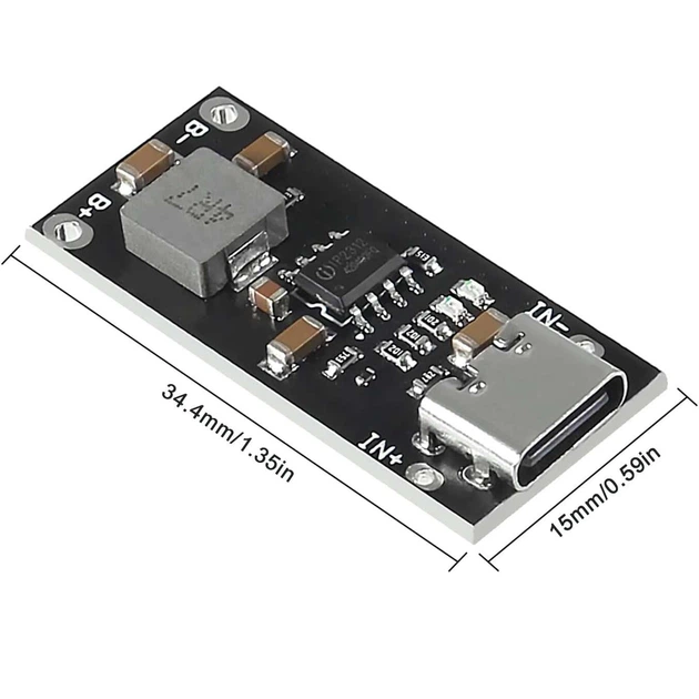 Зарядний пристрій IP2312 3A 1S Type C - Фото 4 Зарядний пристрій IP2312 3A 1S Type C - изображение 4