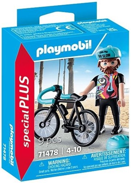 Фігурка Playmobil Special Plus - Велосипедист Пол 71478 (4008789714787) - зображення 1