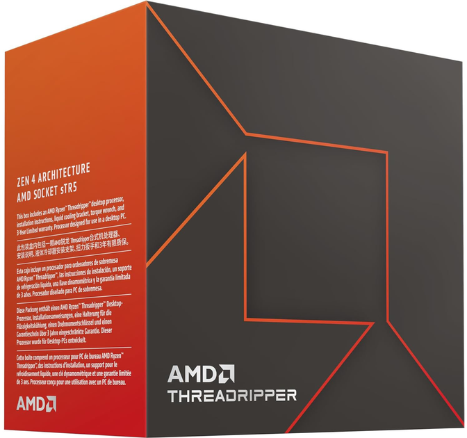 Procesor AMD Threadripper 7970X 4.0GHz/128MB (100-100001351WOF) sTR5 BOX - obraz 1