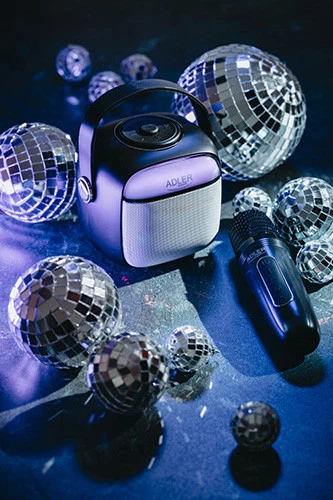 Колонка караоке Adler AD 1199 с микрофоном SD/USB/AUX/Bluetooth Black - изображение 7