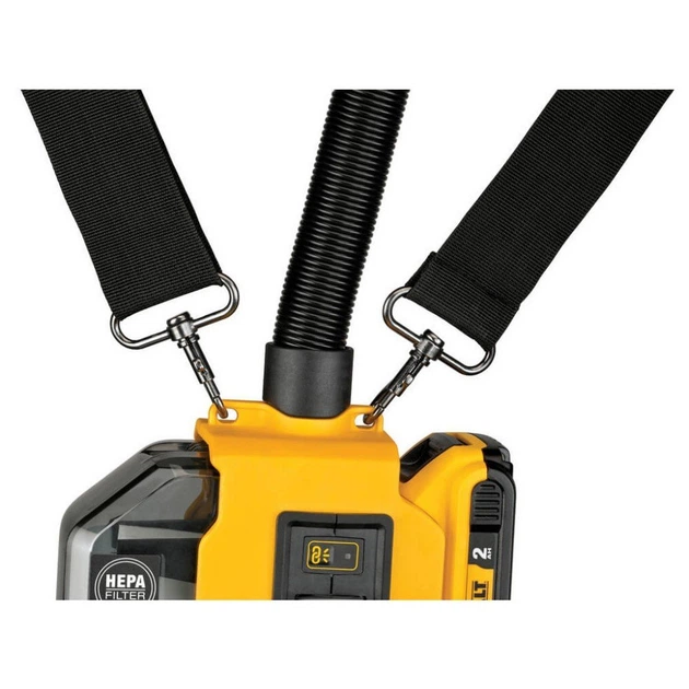 Пилосос будівельний DeWALT 18В XR Li-Ion, HEPA Filter, 1.65 кг [90822] - зображення 3