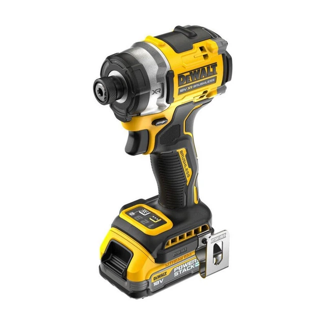 Шуруповерт DeWALT 18 В XR Li-lon PowerStack, бесщеточный, 282 Нм, TSTAK, 2x1.7Ah [90770] - изображение 3