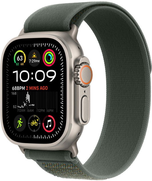 Pasek Apple Trail Loop do Apple Watch 49mm M/L Green (MXTP3) - obraz 1