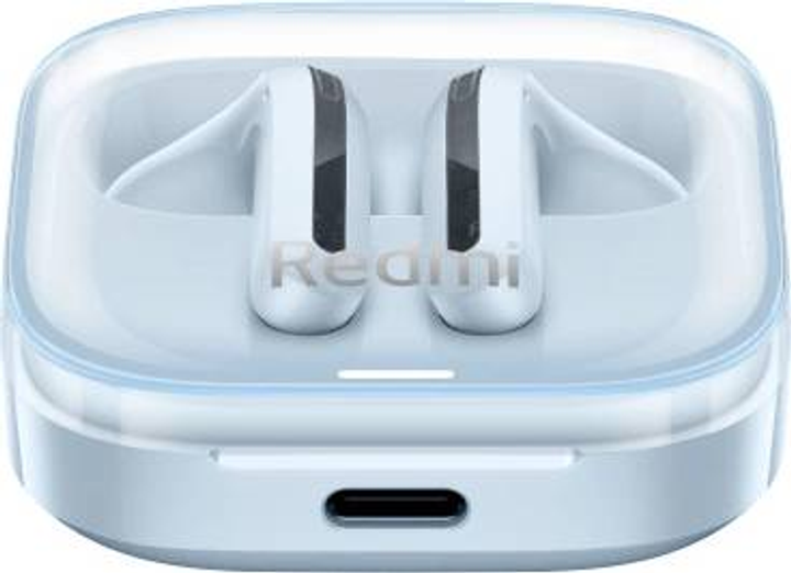 Навушники Xiaomi Redmi Buds 6 Active Transparent Blue (BHR8394GL) - зображення 7