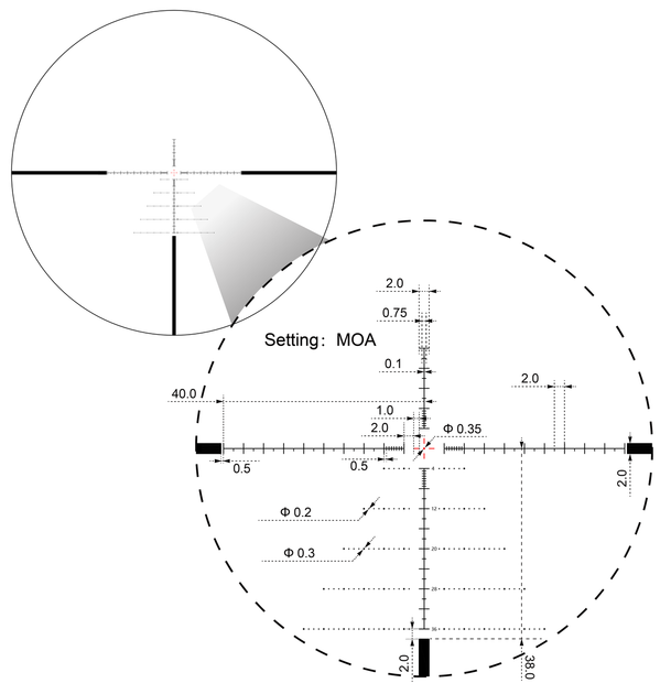 Прицел Vector Optics Sentinel 6-24x50 (30 мм) illum. FFP (SCFF-57) - изображение 3