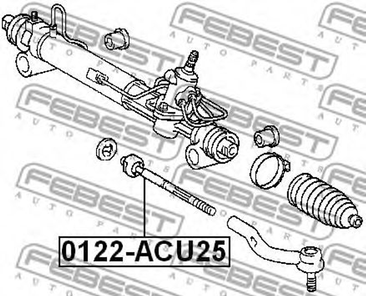 Рульова тяга Febest (0122ACU25) - зображення 2