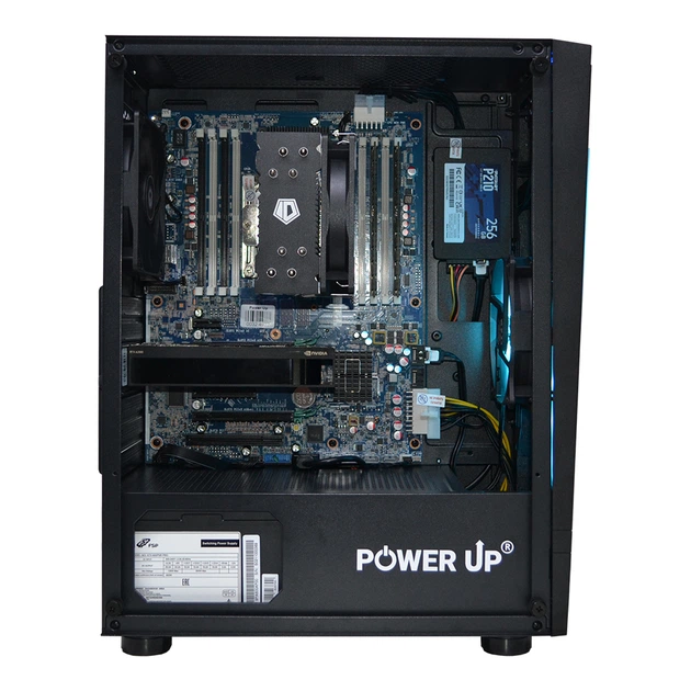 Рабочая станция PowerUp #189 Xeon E5 2690 v3 / 32 GB / SSD 512GB / NVIDIA Quadro RTX A2000 6GB для 3D моделирования видеомонтажа рендеринга для инженеров и архитекторов - изображение 4