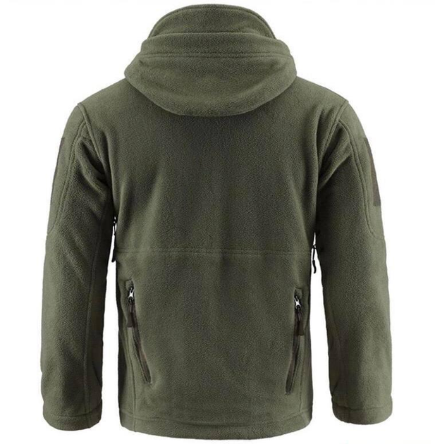 Тактическая мужская флисовая куртка Tactical Series Olive олива 3XL - изображение 2