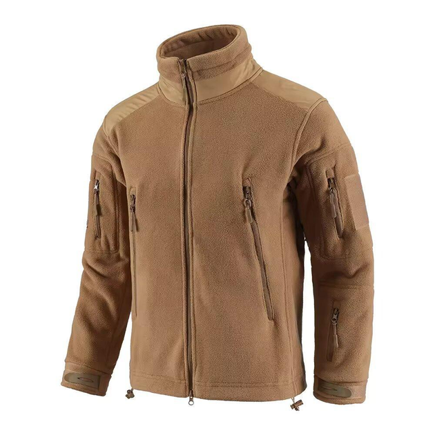 Тактична чоловіча флісова куртка Tactical Series Coyote койот 2XL - зображення 1