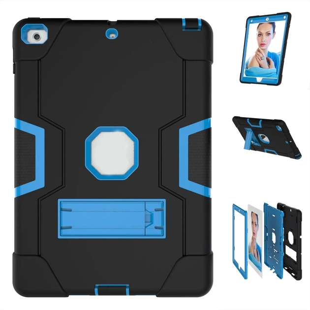 Чехол ARM Standart Apple iPad Air 1 (9.7") противоударный с подставкой Black/Blue - изображение 7