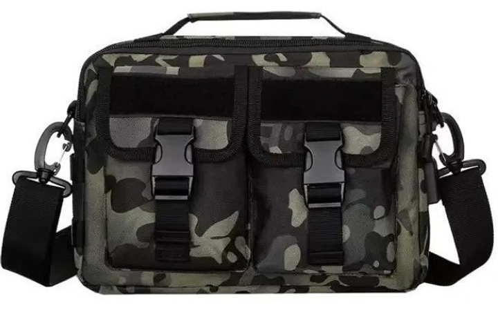 Тактична дорожня для документів та планшета Solve з USB Dark Camo CP KT6007030 - зображення 1