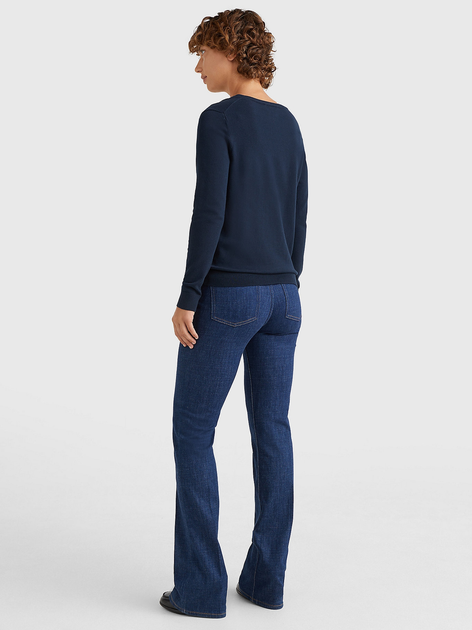 Пуловер жіночий Tommy Hilfiger WW0WW25294-403 M Чорний (8719858028464) - зображення 4