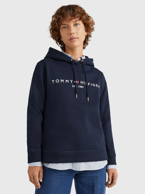 Худі жіноче Tommy Hilfiger WW0WW31998-DW5 S Блакитне (8720114744707) - зображення 1