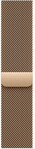 Браслет Apple Milanese Loop для Apple Watch 46mm S/M Gold (MC7K4) - зображення 3