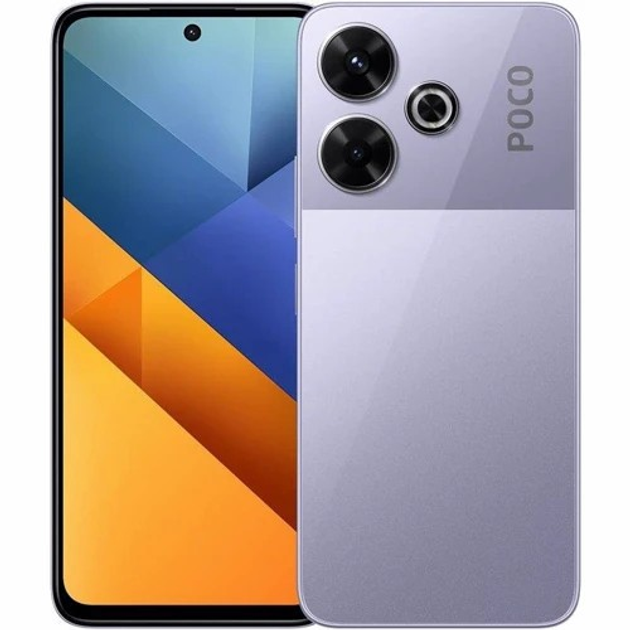 スマートフォン本体 Xiaomi POCO M6 6+128 GB Purple Смартфон Xiaomi Poco M6 4G 6/128GB Purple (Global Version
