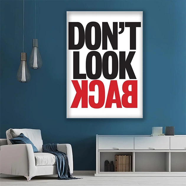 Картина на холсте для интерьера 50х70см - Don't look back - изображение 2