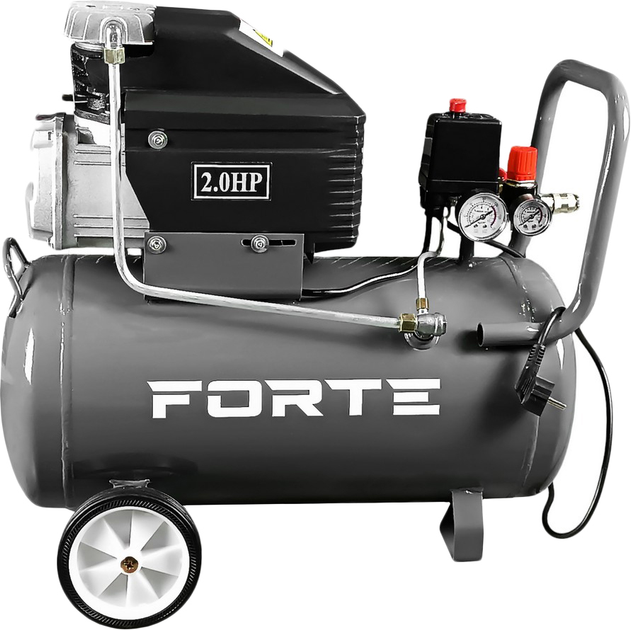 Компрессор воздушный масляный Forte FL-2T50N 50 л (BP91896) - изображение 1