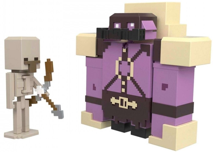 Zestaw figurek Mattel Minecraft Legends - Pigmadillo vs Skeleton (887961978773) - obraz 2