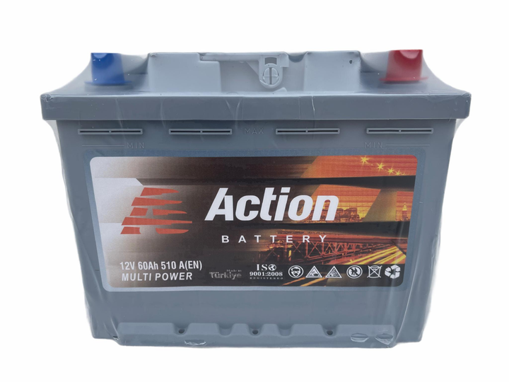 Аккумулятор автомобильный Action Battery 55Ач (R+) 12V/480AEN - изображение 1