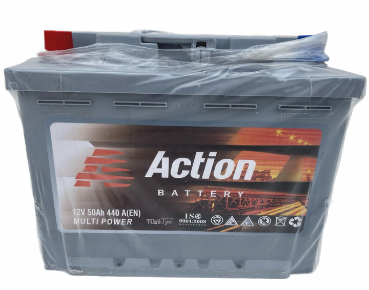 Аккумулятор автомобильный Action Battery 50Ач (R+) 12V/440AEN - изображение 1